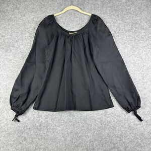 Vintage Jessicas Gunnies Blouse Womens 9 Long Sleeve Boho Peasant Top 70s